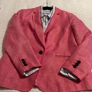 Talbots linen lined jacket